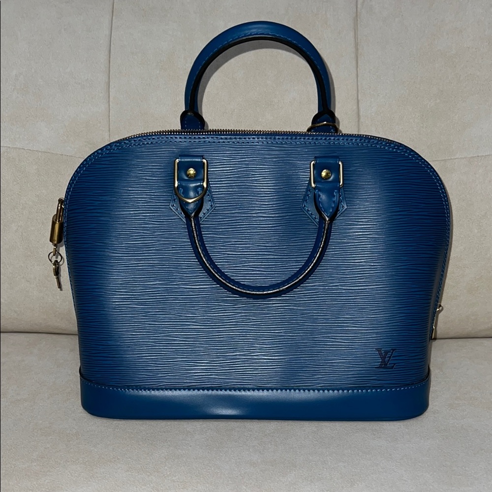Louis Vuitton Blue Handbag